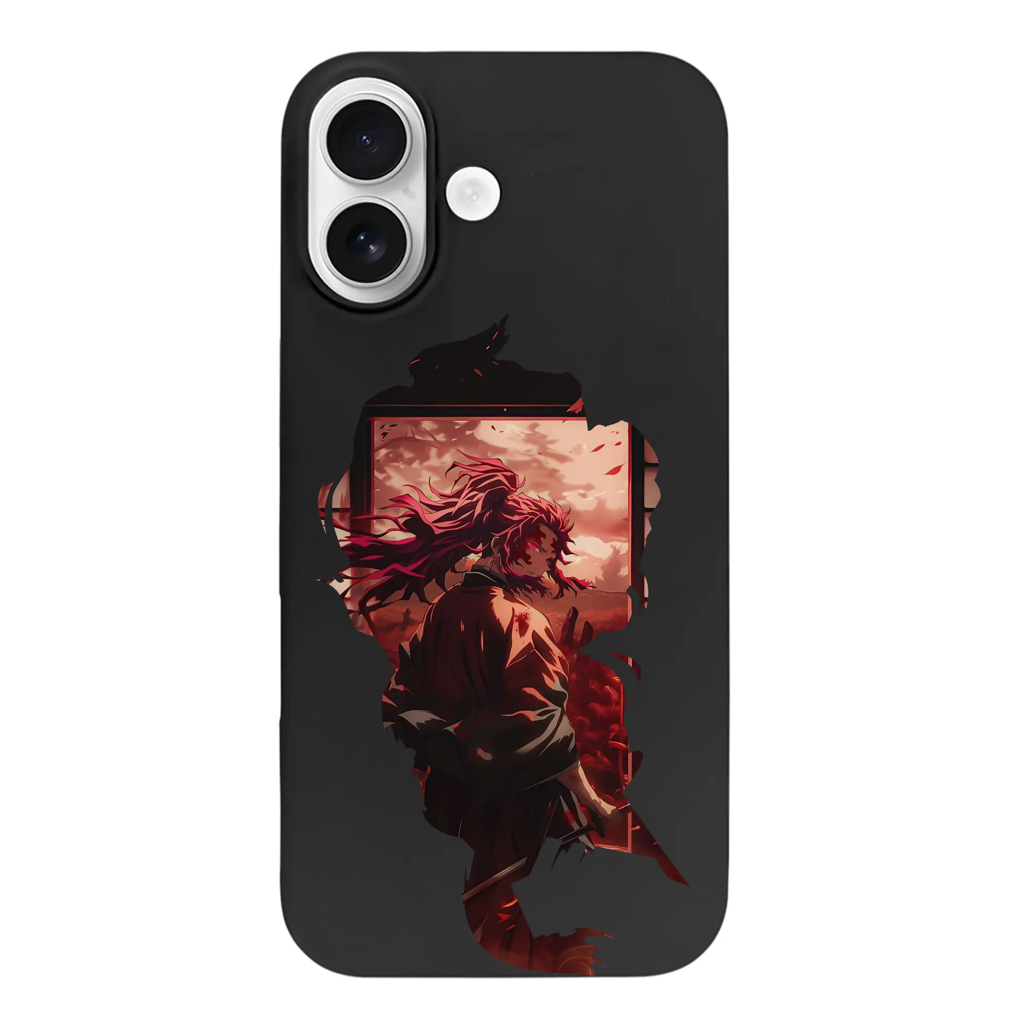 鬼滅の刃 グッズ,継国 縁壱 - iPhone 17 シリーズ シリコンケース 薄型 耐衝撃 指紋防止 ソフトタッチカバー 精密フィット 傷防止 保護ケース iPhone 17/17 Air/17 Pro/17 Pro Max 対応